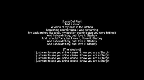 starboy lyrics|starboy lyrics lana del rey.